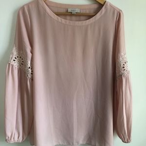 Loft Outlet Pink Blouse